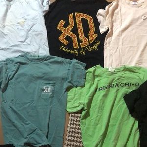 Virginia CHiO shirts. Chi Omega